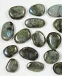 Lot: Polished Labradorite Pebbles - kg ( lbs) #90541-1